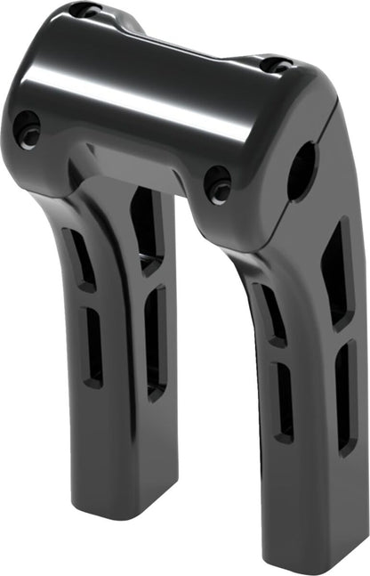 MAGNUM SHIELDING RISER W/ CLAMP GHOST 8" BLACK 4R-0208