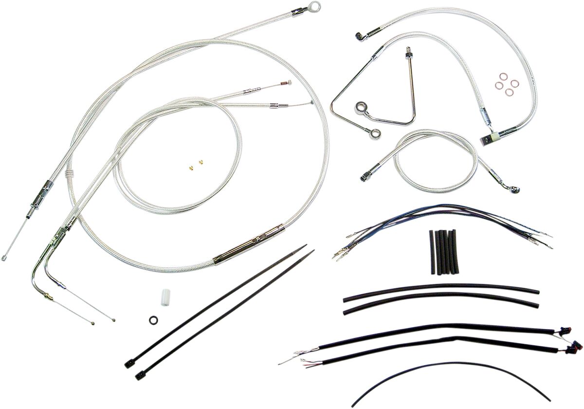 MAGNUM SHIELDING CONTROL CABLE KIT SOFTAIL STERLING CHROMITE® II NATURE 387261