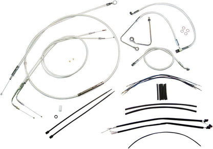 MAGNUM SHIELDING CONTROL CABLE KIT SOFTAIL STERLING CHROMITE® II NATURE 387261