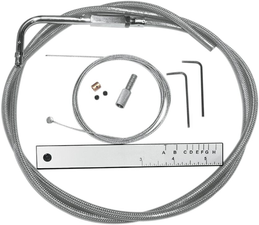 MAGNUM SHIELDING THROTTLE CABLE BUILDER KIT BYO® STAINLESS NATURE 393529