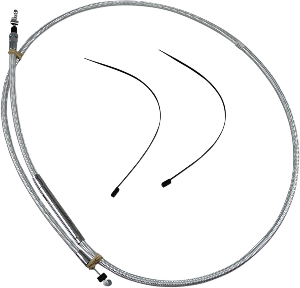 MAGNUM SHIELDING CLUTCH CABLE ALT-LENGTH STERLING CHROMITE® II CHROME NATURE/CLEAR 32312