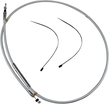 MAGNUM SHIELDING CLUTCH CABLE ALT-LENGTH STERLING CHROMITE® II CHROME NATURE/CLEAR 32312