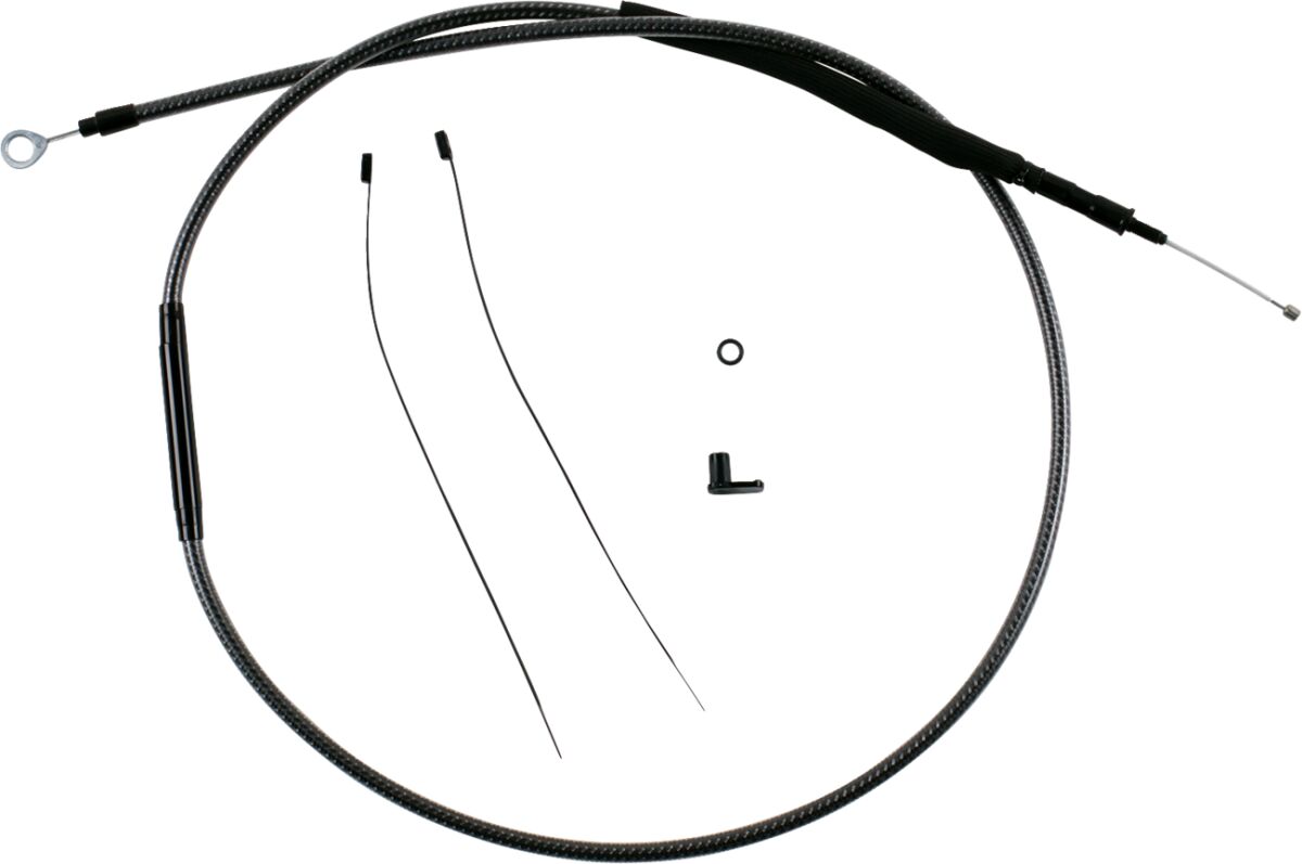 MAGNUM SHIELDING High-Efficiency Polished KARBONFIBR Clutch Cable 7210-68