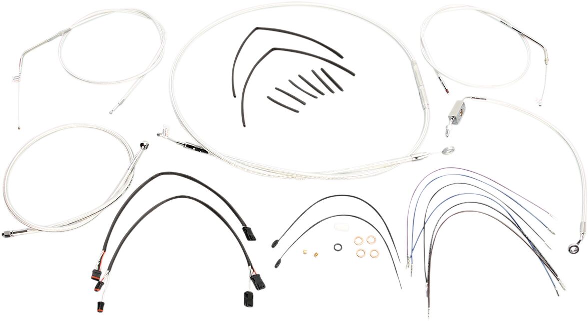 MAGNUM SHIELDING CONTROL CABLE KIT SPORTSTER STERLING CHROMITE® II NATURE 387673