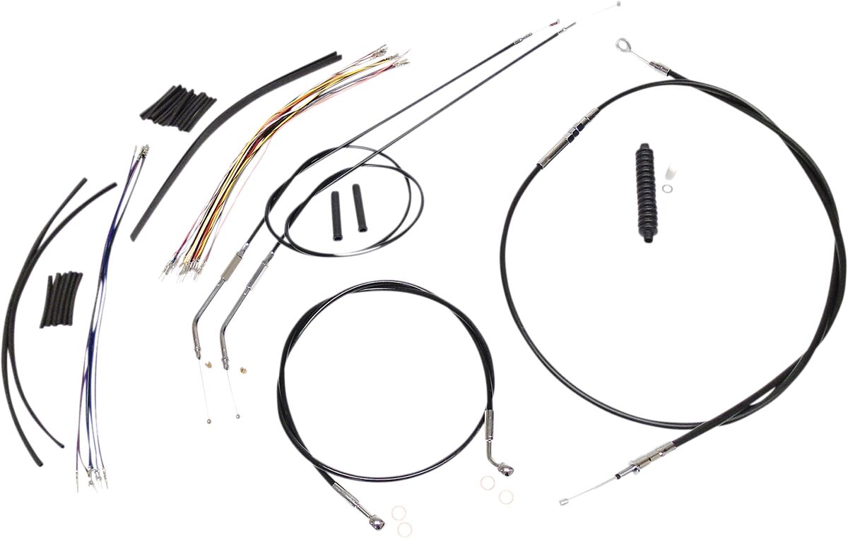 MAGNUM SHIELDING Black/Chrome XR Control Cable Kit 489652