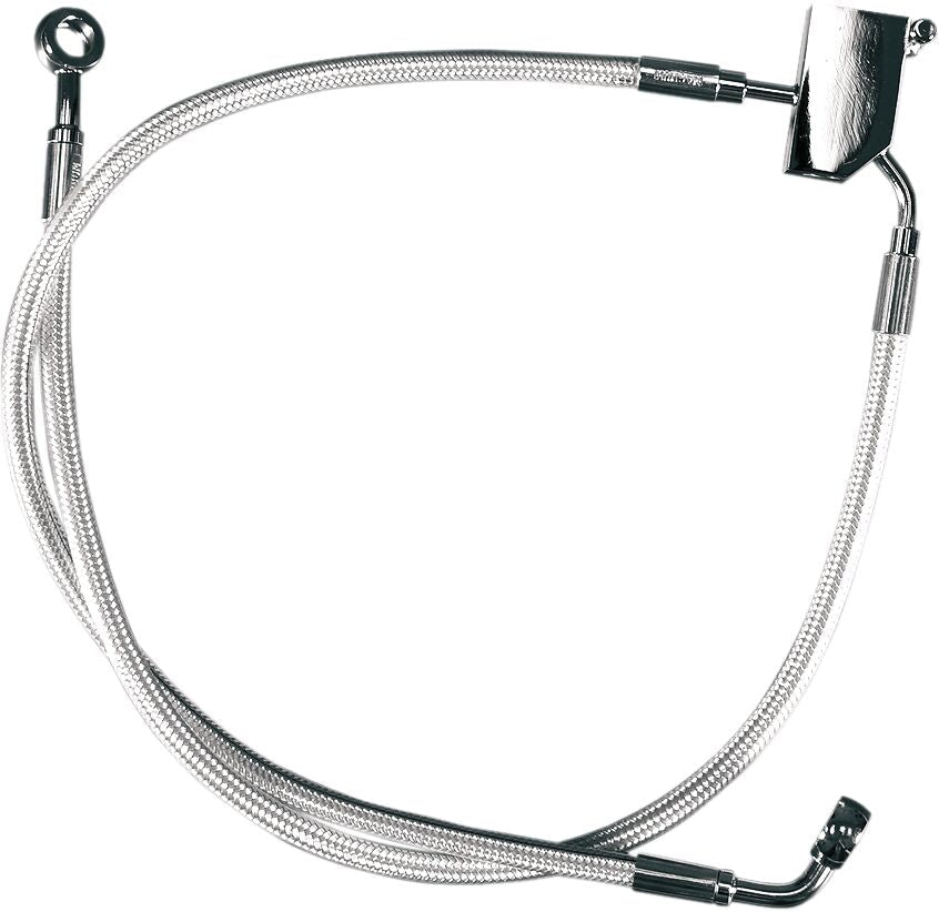 MAGNUM SHIELDING BRAKE LINE REAR NON-ABS STERLING CHROMITE® II NATURE 3612A