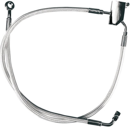 MAGNUM SHIELDING BRAKE LINE REAR NON-ABS STERLING CHROMITE® II NATURE 3612A
