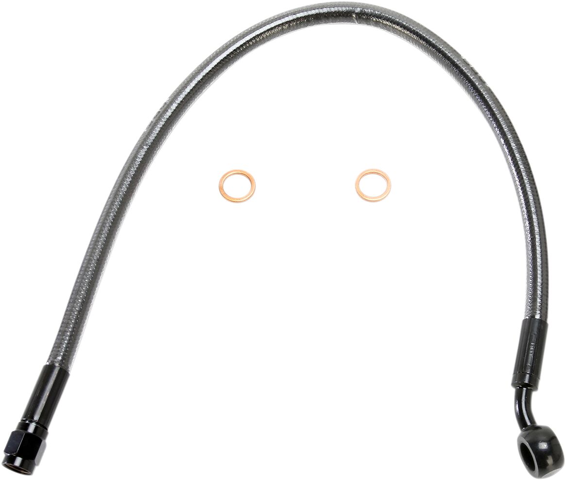 MAGNUM SHIELDING BRAKE LINE FRONT UPPER ABS DESIGNER BLACK PEARL AS47117