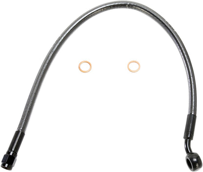 MAGNUM SHIELDING BRAKE LINE FRONT UPPER ABS DESIGNER BLACK PEARL AS47117