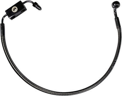 MAGNUM SHIELDING BRAKE LINE FRONT LOWER DESIGNER CHROME BLACK AS47007