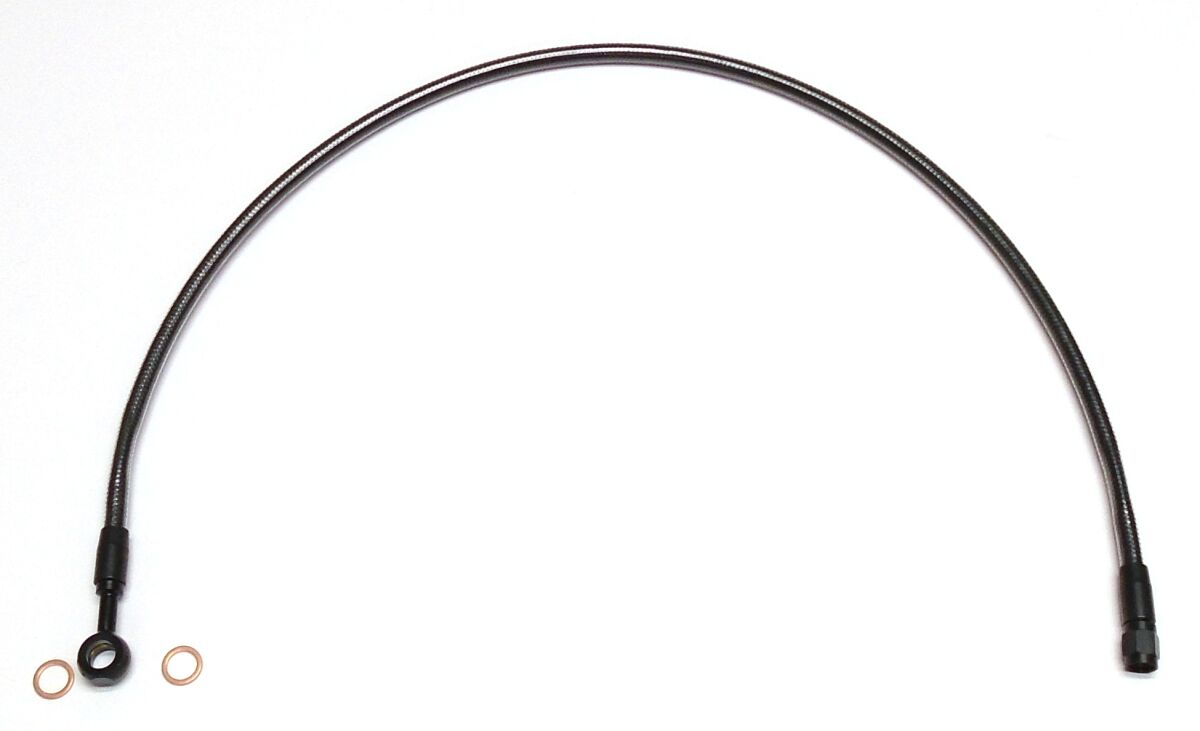 MAGNUM SHIELDING BRAKE LINE FRONT UPPER ABS DESIGNER BLACK PEARL AS47627