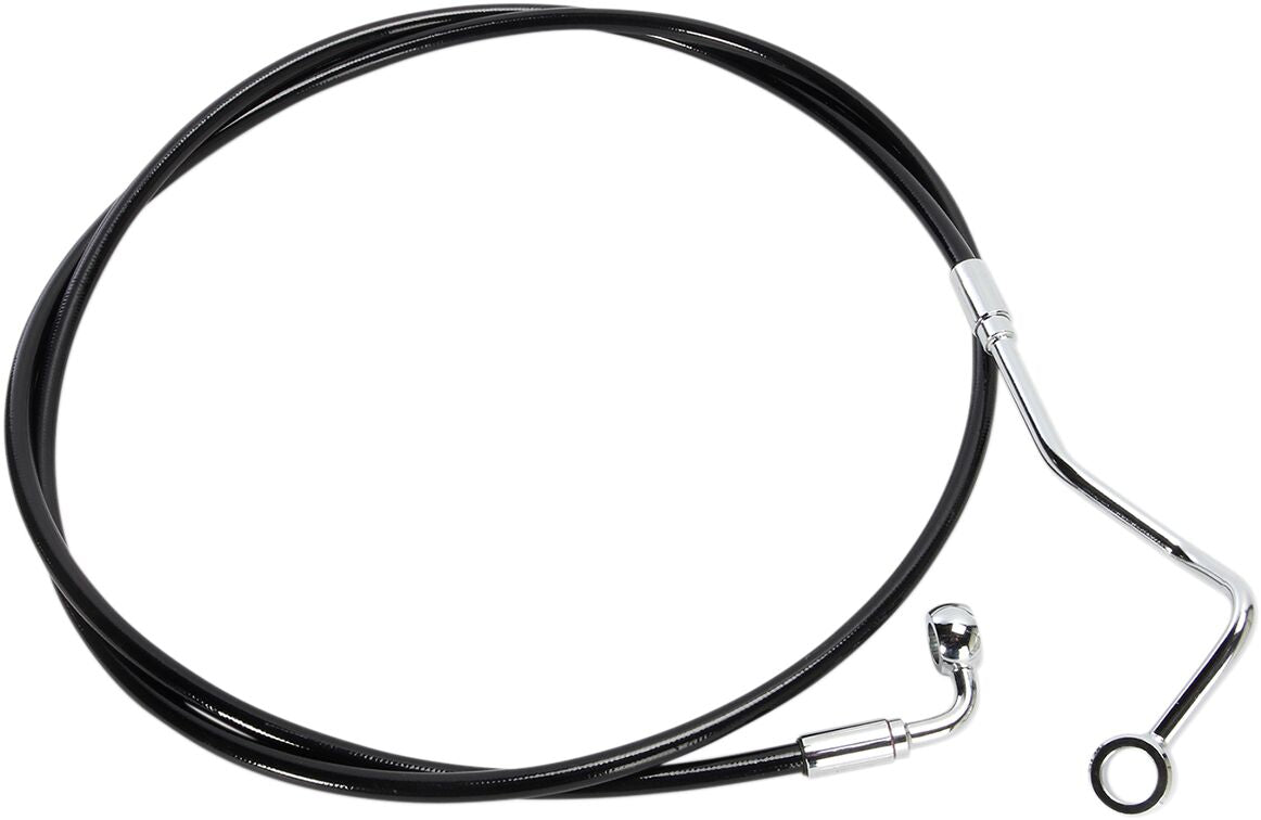 MAGNUM SHIELDING BRAKE LINE KIT ABS UPPER FRONT E-Z ALIGN XR 36" LENGTH BLACK PEARL BRAIDED SBC1407-32