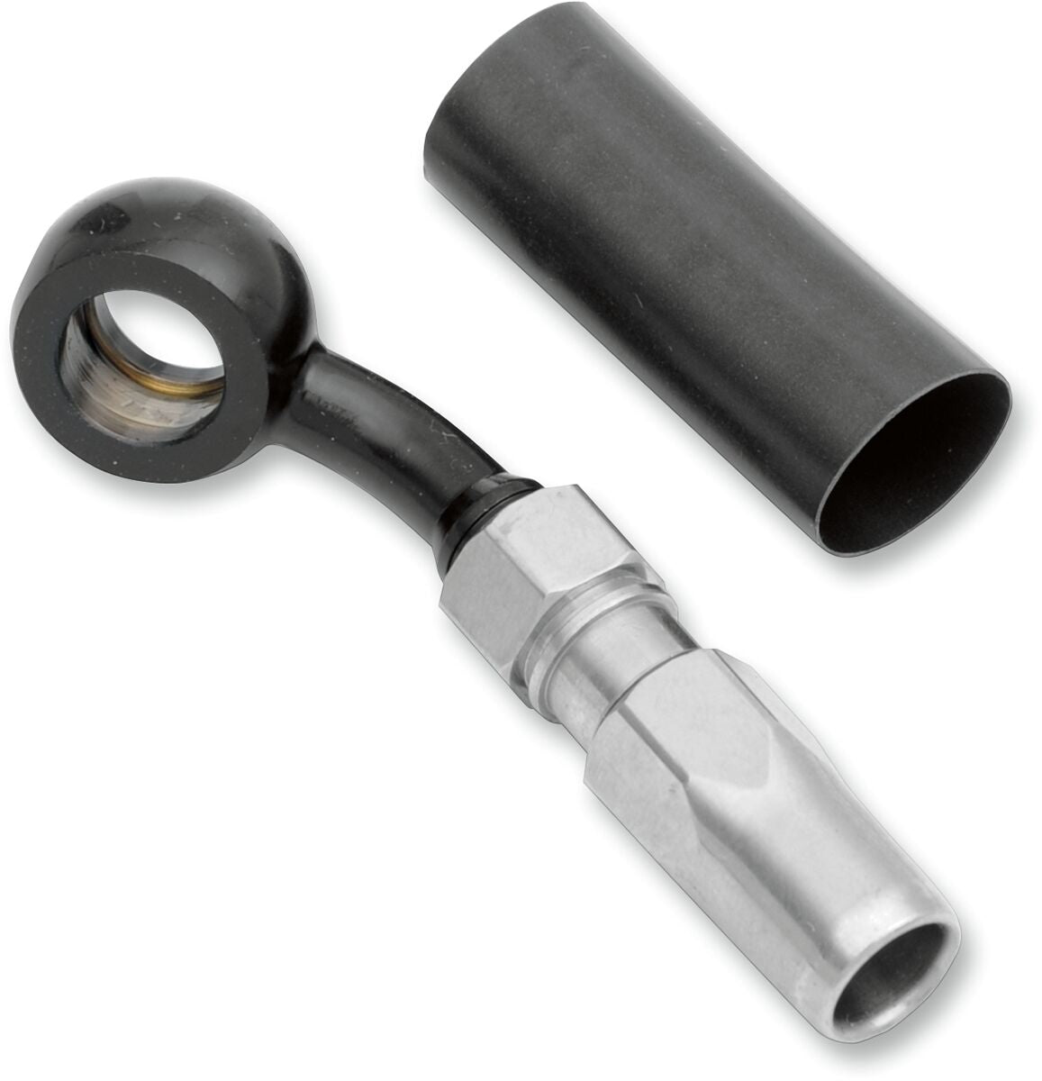 MAGNUM SHIELDING BANJO FITTING BYO® STAINLESS CHROME BLACK 492135