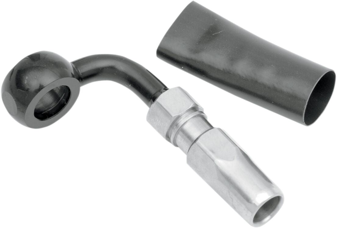 MAGNUM SHIELDING BANJO FITTING BYO® STAINLESS CHROME BLACK 492190