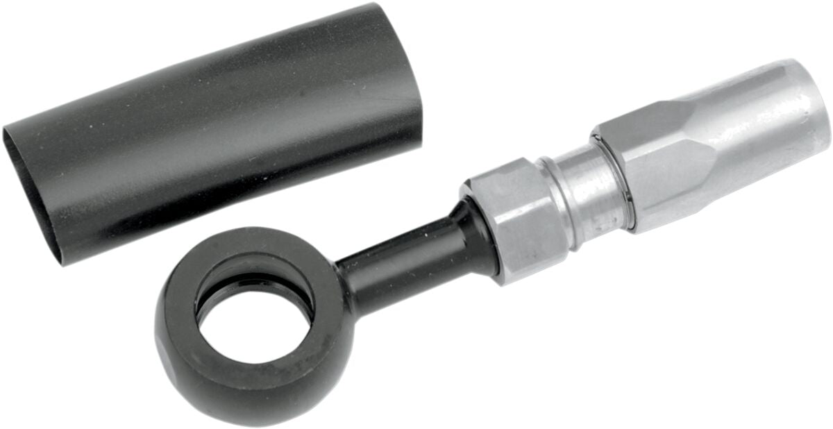 MAGNUM SHIELDING BANJO FITTING BYO® STAINLESS CHROME BLACK 492700