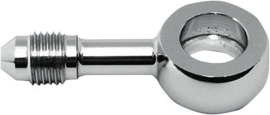 MAGNUM SHIELDING BANJO FITTING CUSTOM REPLACEMENT AN3 180°/7/16" CHROME NATURE 1703-40