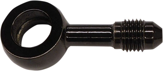 MAGNUM SHIELDING BANJO FITTING CUSTOM REPLACEMENT AN3 180°/7/16" BLACK PEARL 1704-40