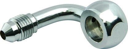 MAGNUM SHIELDING BANJO FITTING AN3 90° 12mm CHROME 1703-53