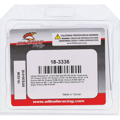 ALL BALLS BRAKE CALIPER REBUILD KIT FRONT 18-3336-A