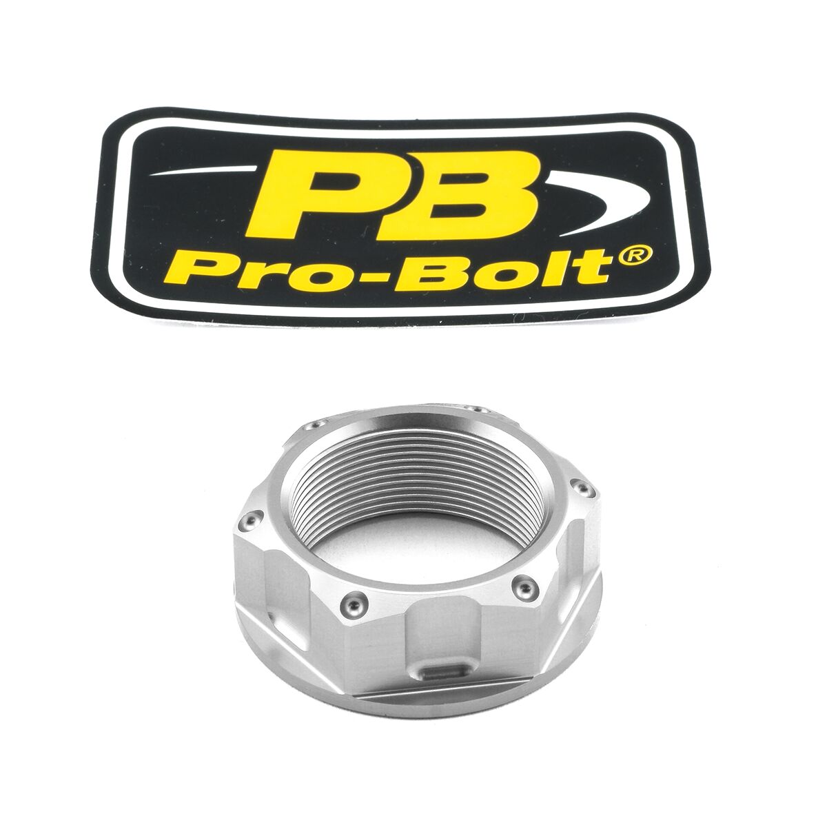 PRO BOLT NUT TOP YOKE M28X1.00 SILVER LTYOKEO40S