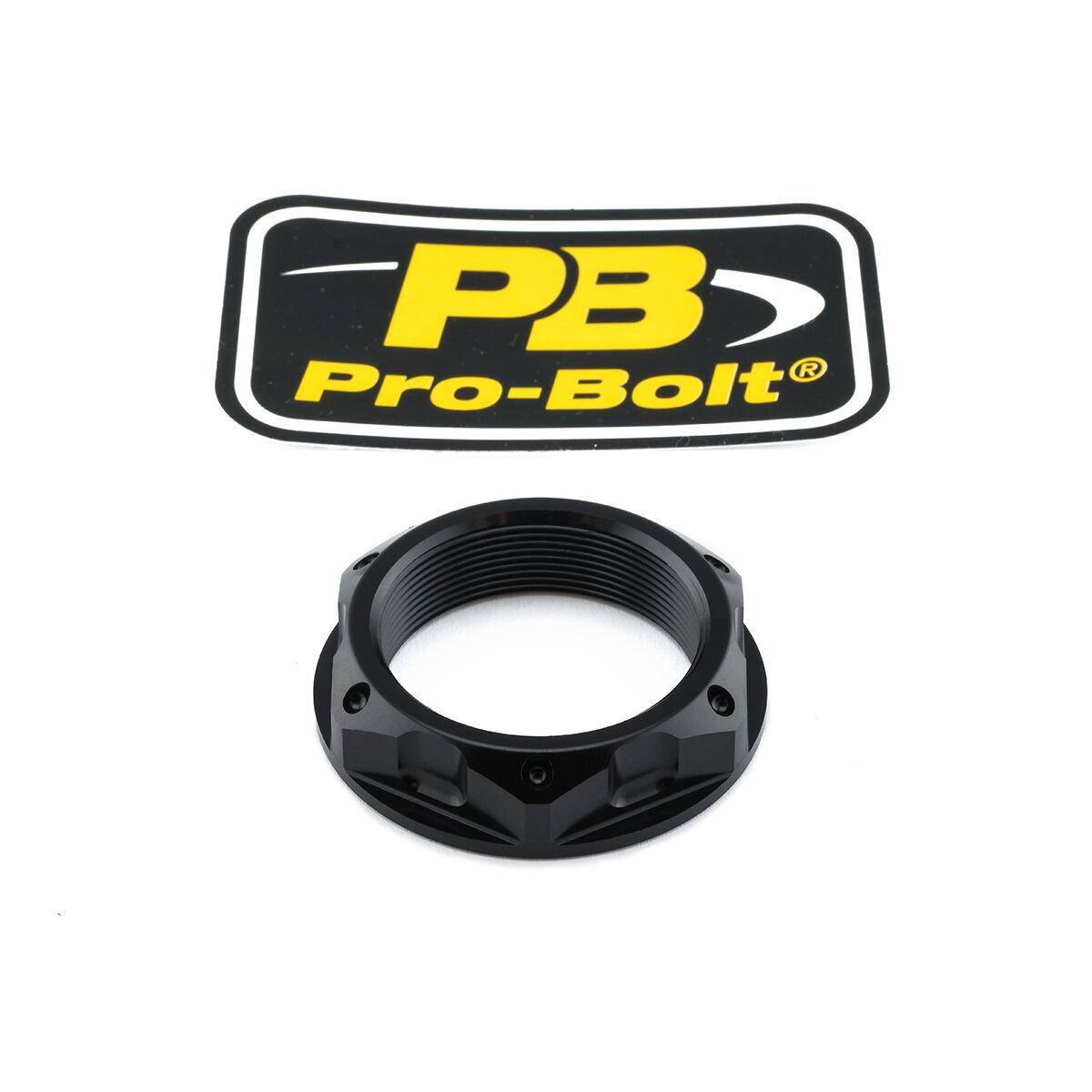 PRO BOLT NUT TOP YOKE M33X1.00 BLACK LTYOKEO60BK