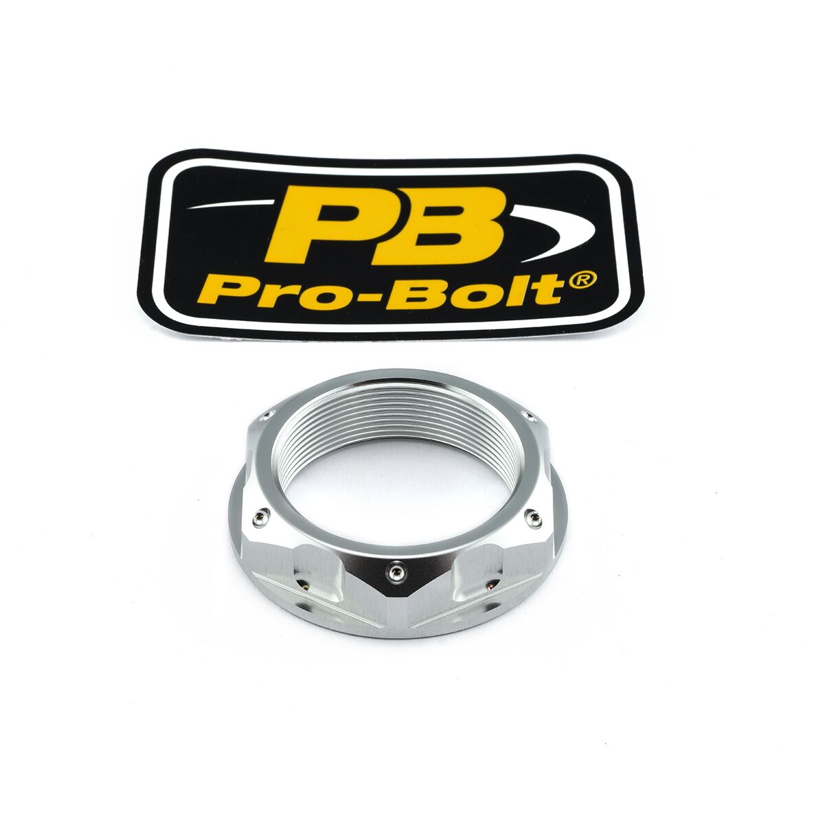 PRO BOLT NUT TOP YOKE M33X1.00 SILVER LTYOKEO60S