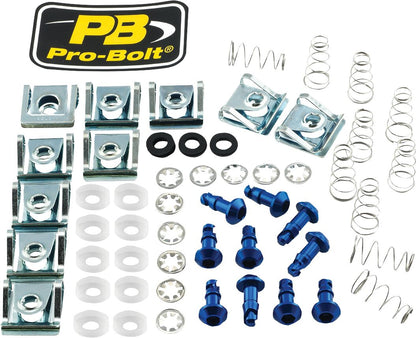 PRO BOLT Quick Release Stud 17mm Blue QRPACKAKSLIDE17B
