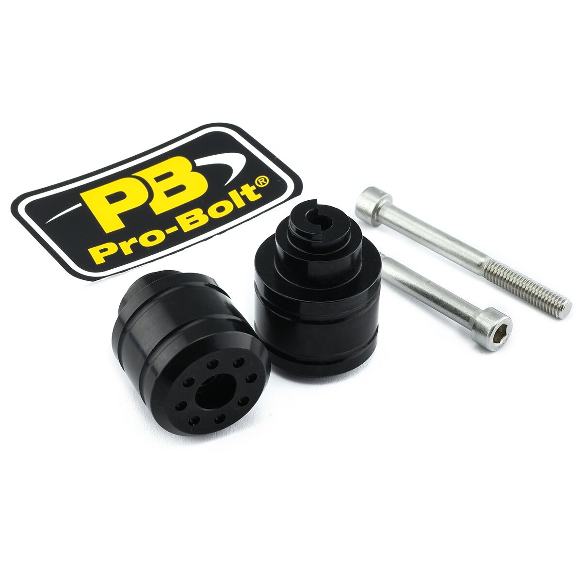 PRO BOLT BAR END ALU HONDA 10 BLACK BARENDHO10BK