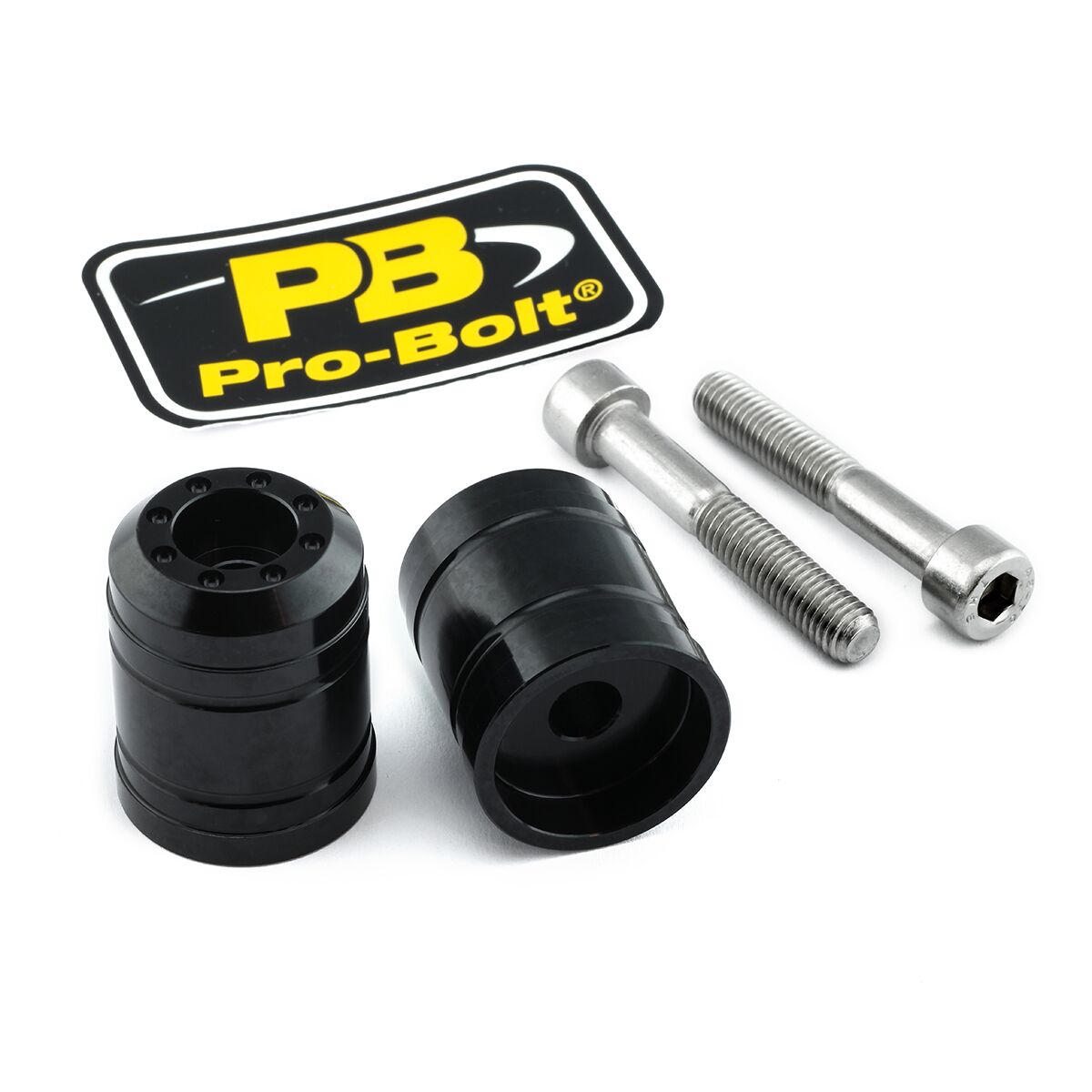 PRO BOLT BAR END KAW 10 BLACK BARENDKA10BK