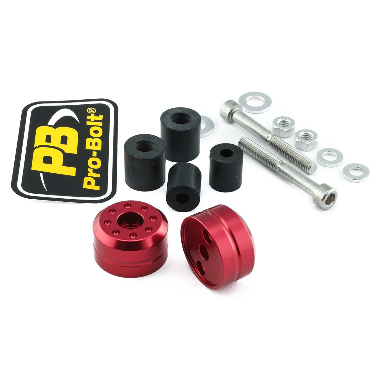 PRO BOLT BAR END SUZ 60 RED BARENDSU60R
