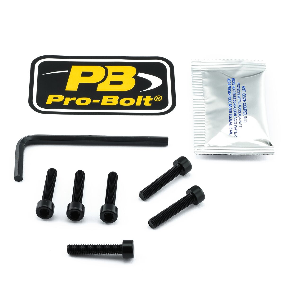PRO BOLT BOLT KIT FUEL CAP BLACK TBMWBK