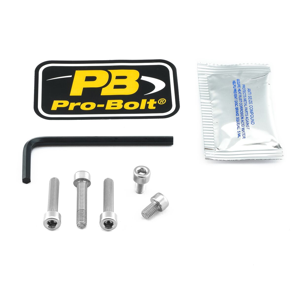 PRO BOLT BOLT KIT FUEL CAP SILVER TDU50S