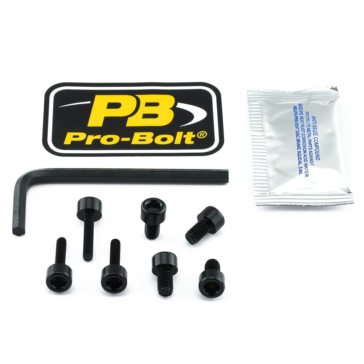 PRO BOLT BOLT KIT FUEL CAP BLACK THO089BK