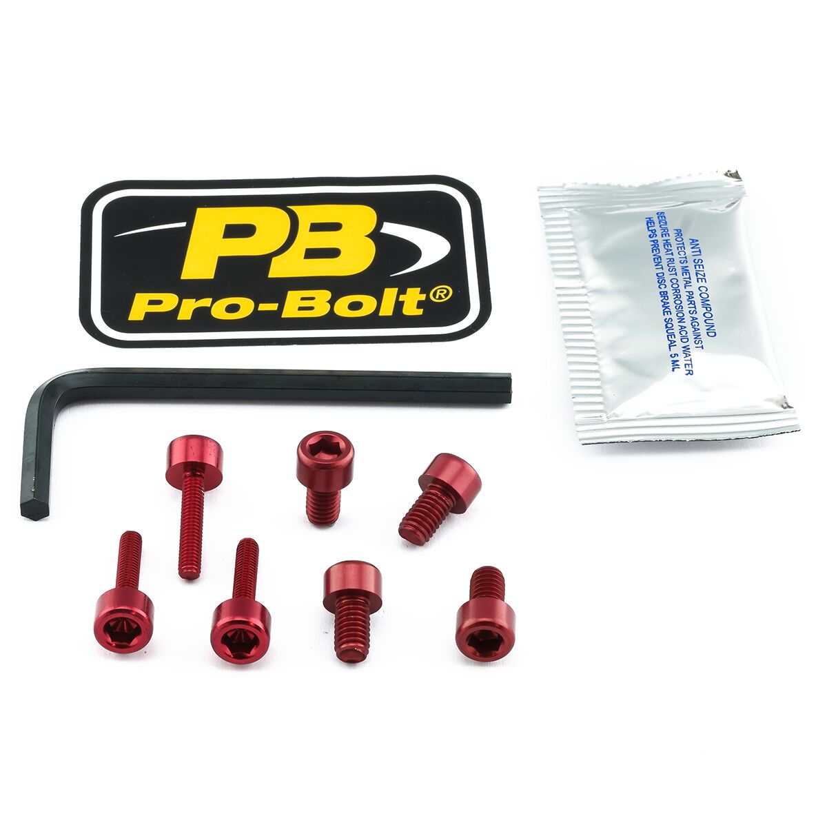 PRO BOLT BOLT KIT FUEL CAP RED THO089R