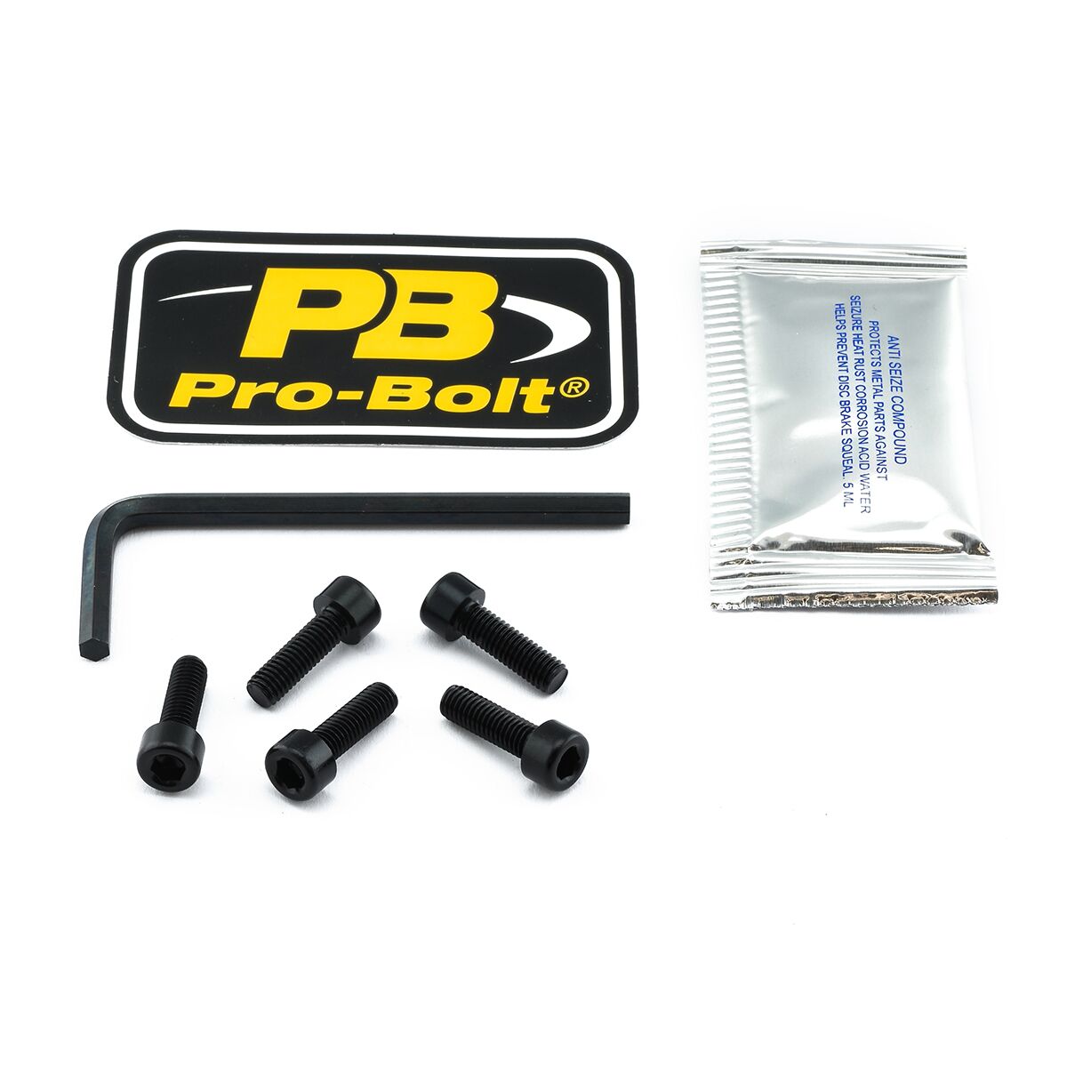 PRO BOLT BOLT KIT FUEL CAP BLACK TKA100BK