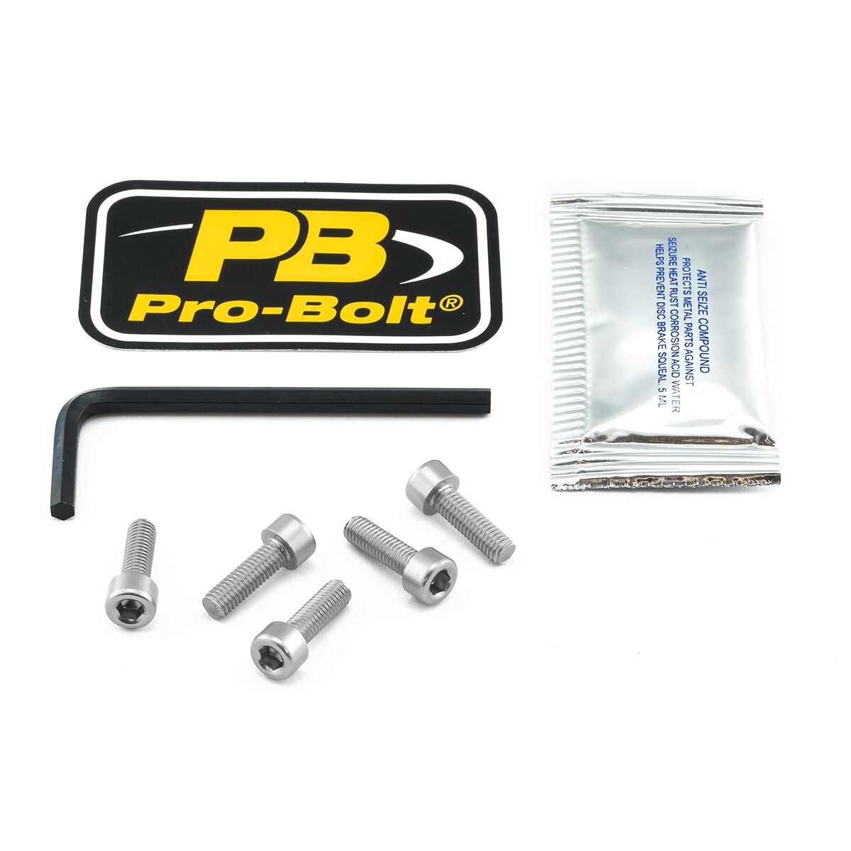 PRO BOLT BOLT KIT FUEL CAP SILVER TKA100S