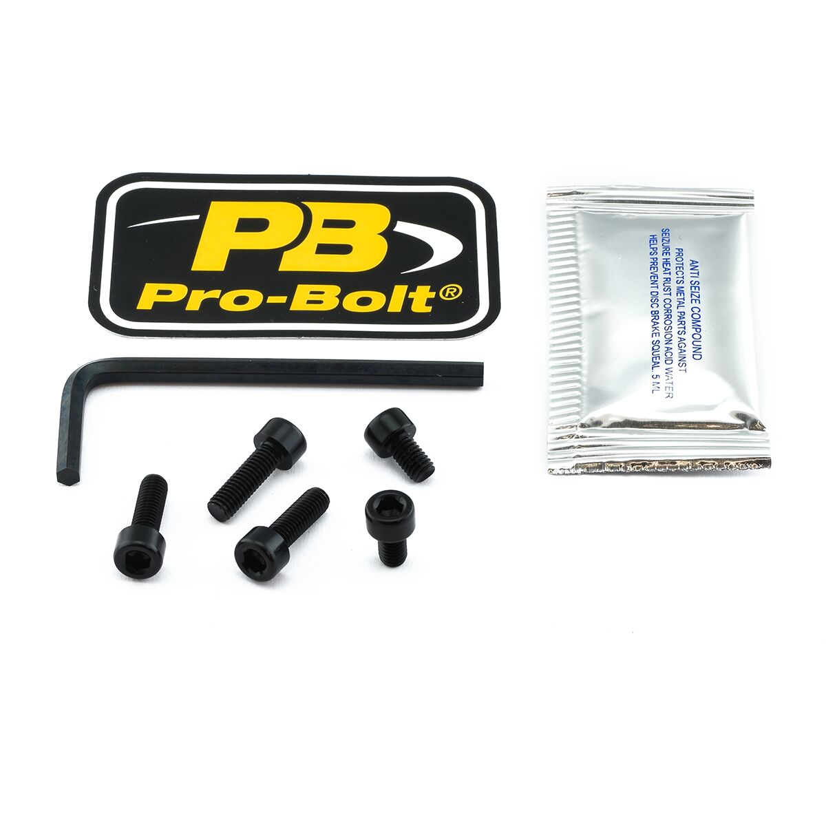 PRO BOLT BOLT KIT FUEL CAP BLACK TKA243BK