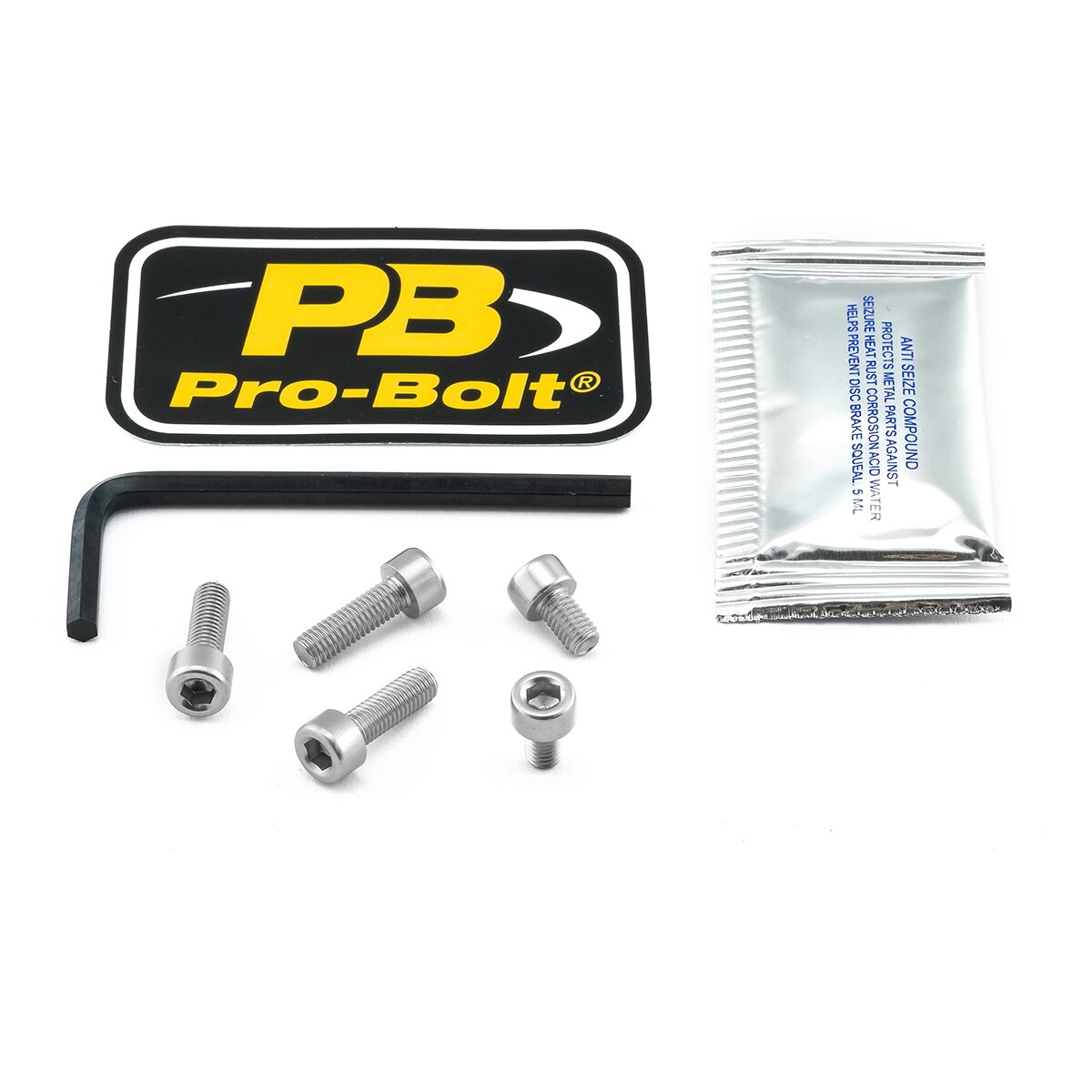 PRO BOLT BOLT KIT FUEL CAP SILVER TKA243S