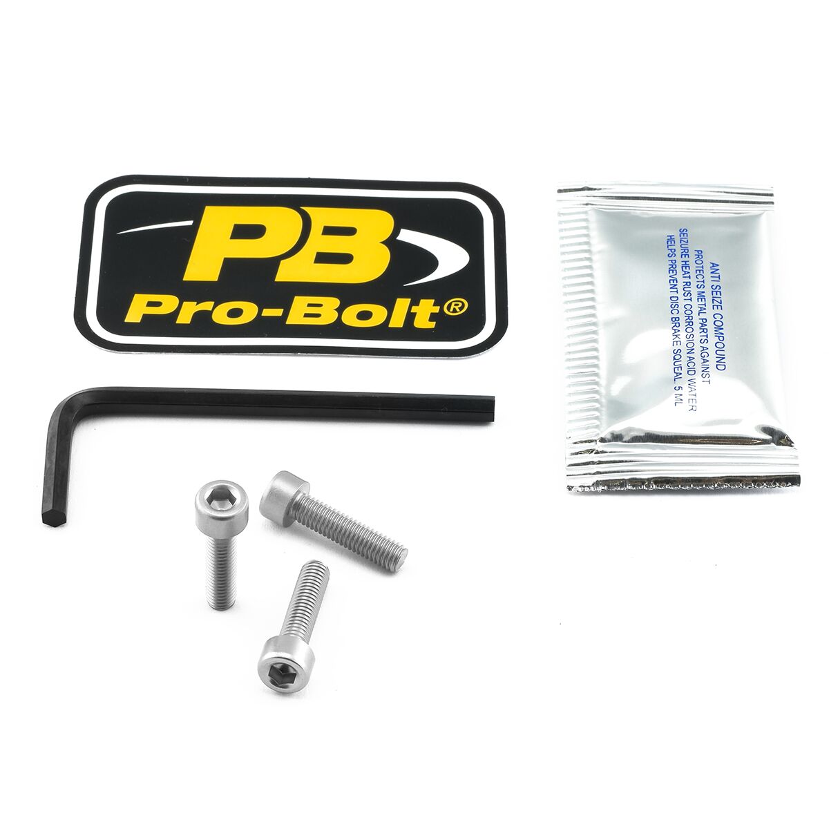 PRO BOLT BOLT KIT FUEL CAP SILVER TYA407S