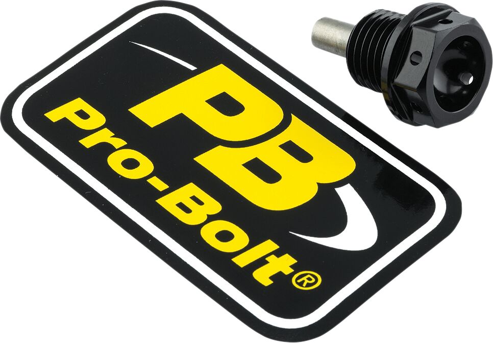 PRO BOLT BOLT DRAIN 12X1.5X15 BLACK ALSUMP1215MAGBK