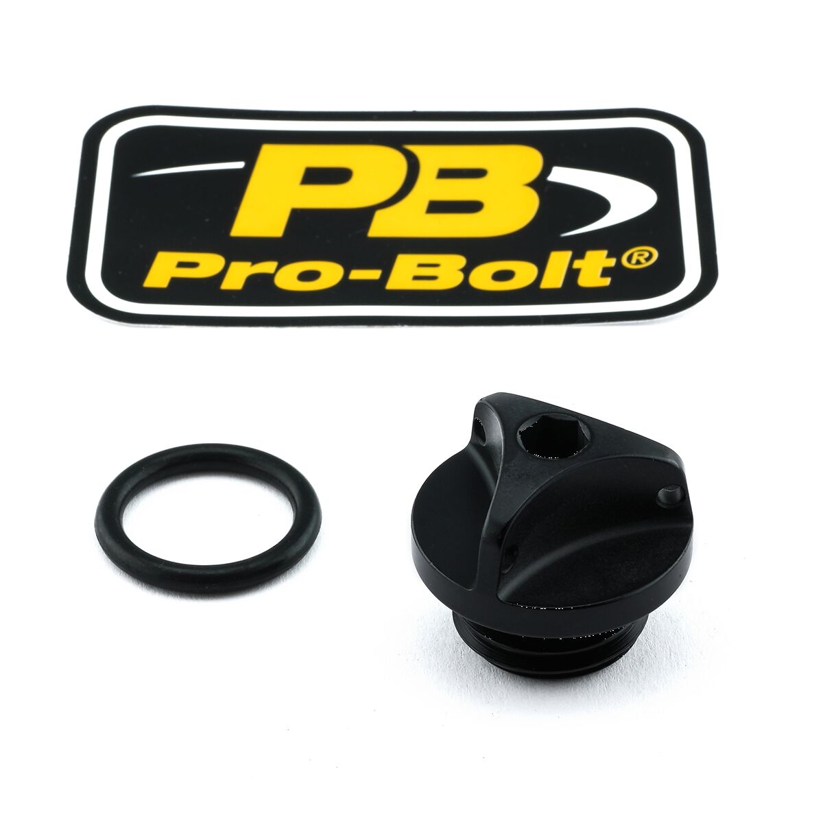PRO BOLT CAP OIL FILLER ALUM BMW BLACK OFCH10BK
