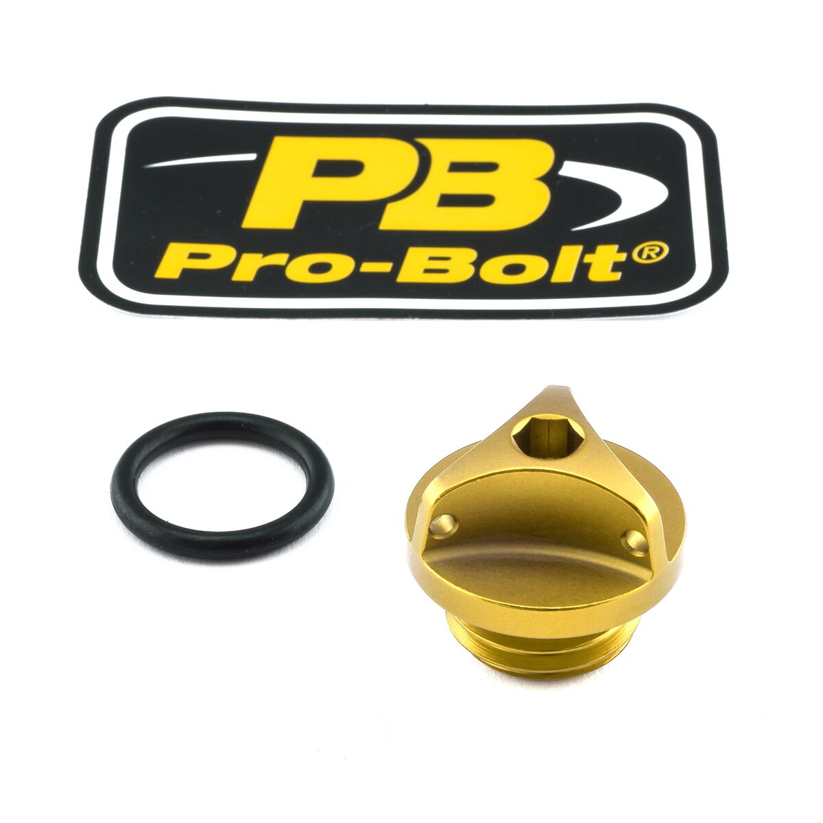 PRO BOLT CAP OIL FILLER ALUM BMW GOLD OFCH10G