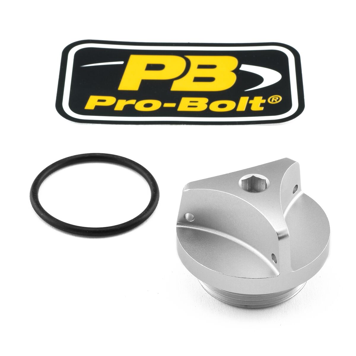 PRO BOLT CAP OIL FILLER ALUM BMW SILVER OFCK10S