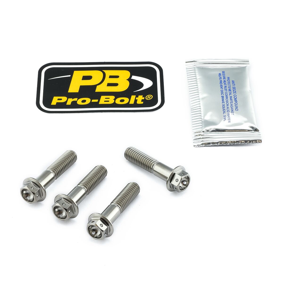 PRO BOLT BRAKE CALIPER MOUNTING BOLT KIT TIT RC TIFBMON130R