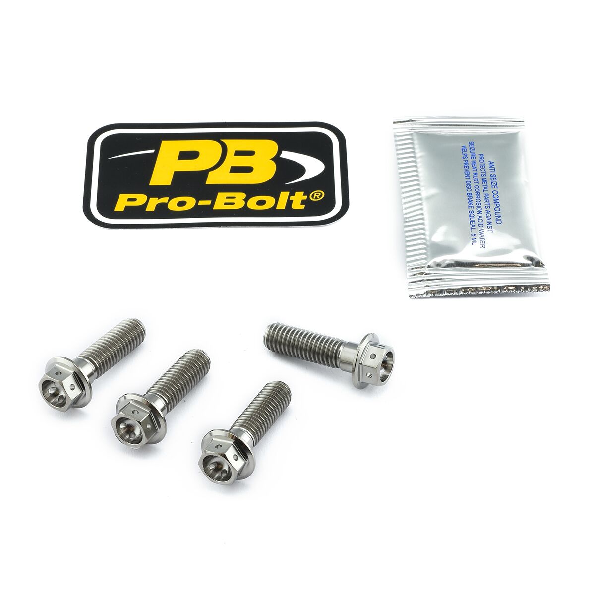 PRO BOLT BRAKE CALIPER MOUNTING BOLT KIT TIT RC TIFBMON280R