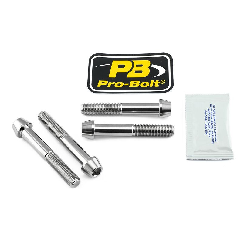 PRO BOLT BRAKE CALIPER MOUNTING KIT STAINLESS STEEL SSFBMON100