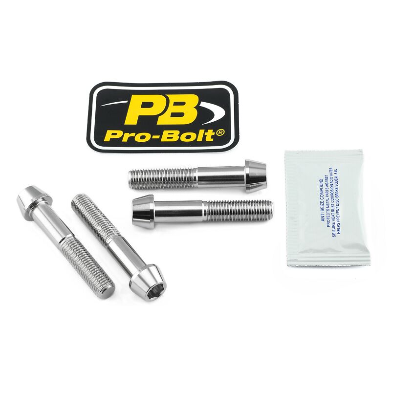 PRO BOLT BRAKE CALIPER MOUNTING KIT STAINLESS STEEL SSFBMON170