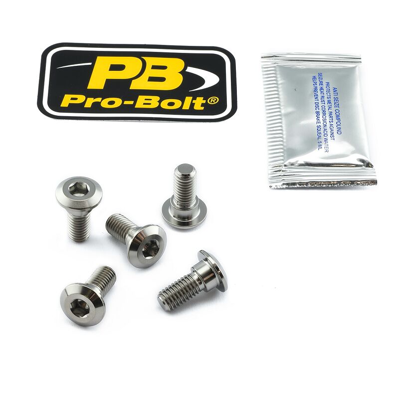 PRO BOLT BRAKE ROTOR BOLT KIT TITANIUM TI5DISCYAM20
