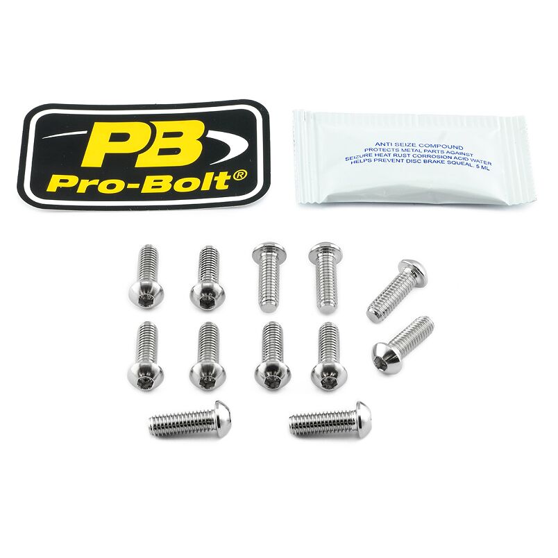 PRO BOLT BRAKE ROTOR MOUNTING BOLT KIT TITANIUM TI12DISCBMW002