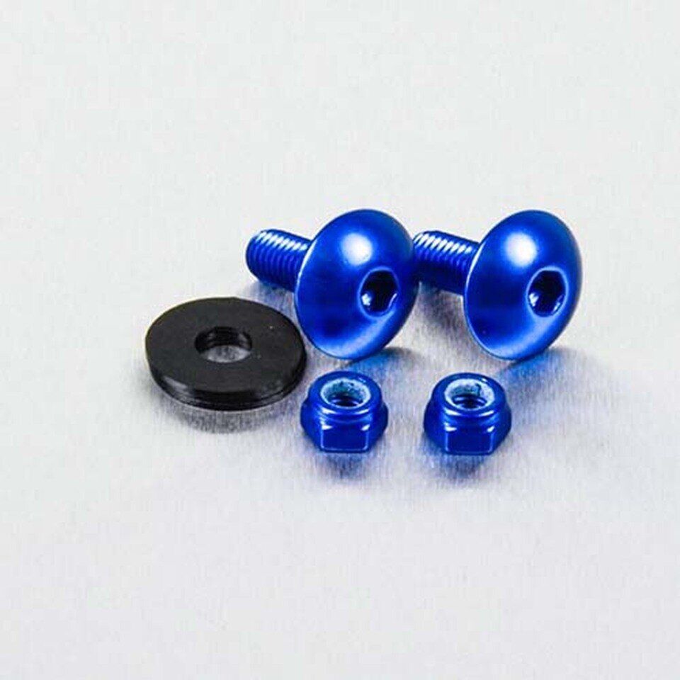 PRO BOLT BOLT KIT LIC PLATE M6X16 BLUE NPLATE20B